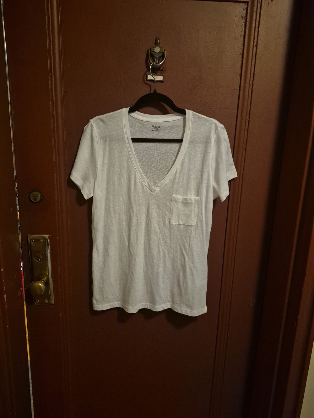 Madewell White Short Sleeve Crew Tee Size M